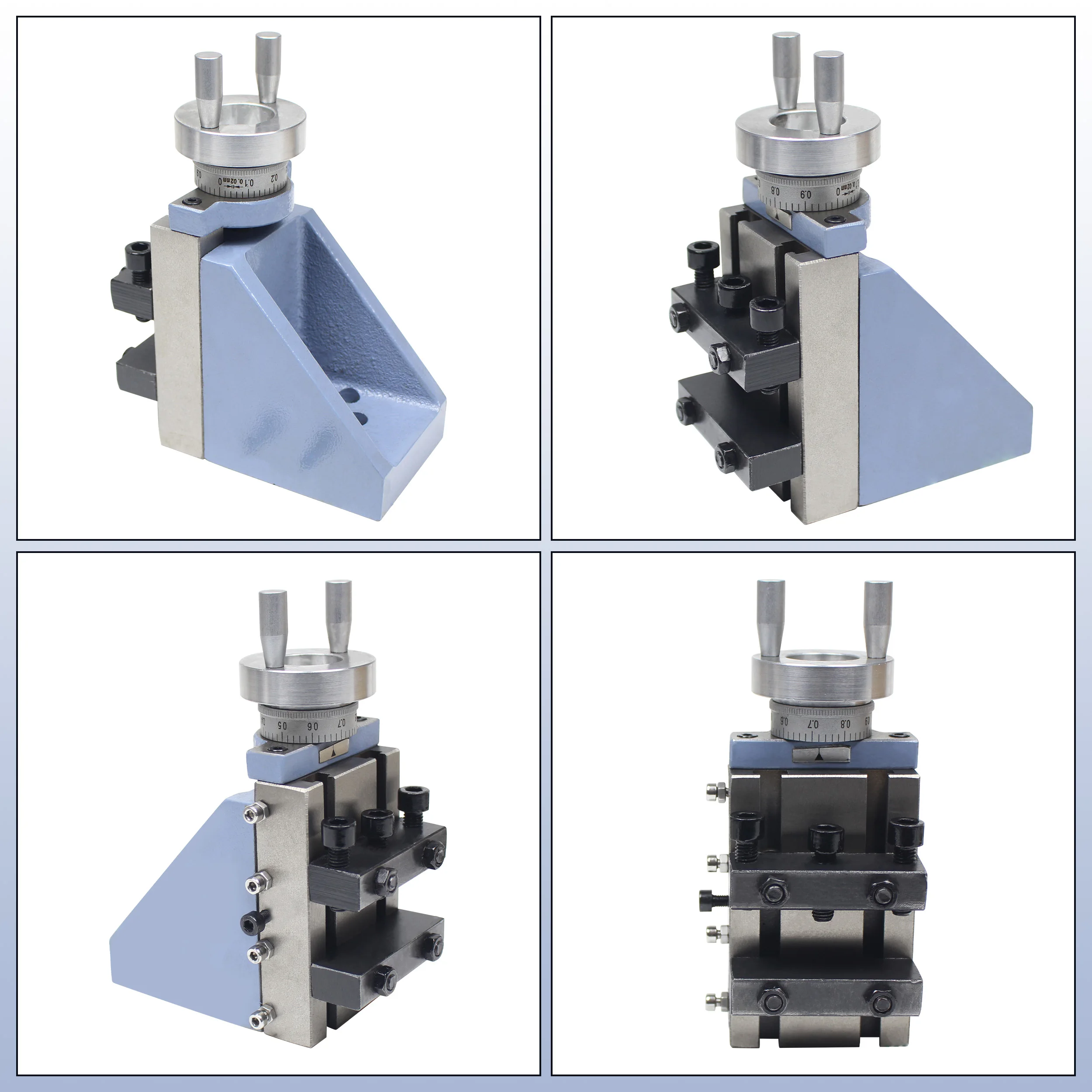 【EU Stock】Vertical Knife Holder Vertical Slider Tool Holder For WM210V CD 210V Milling Attachment Mini Lathe Accessories Part