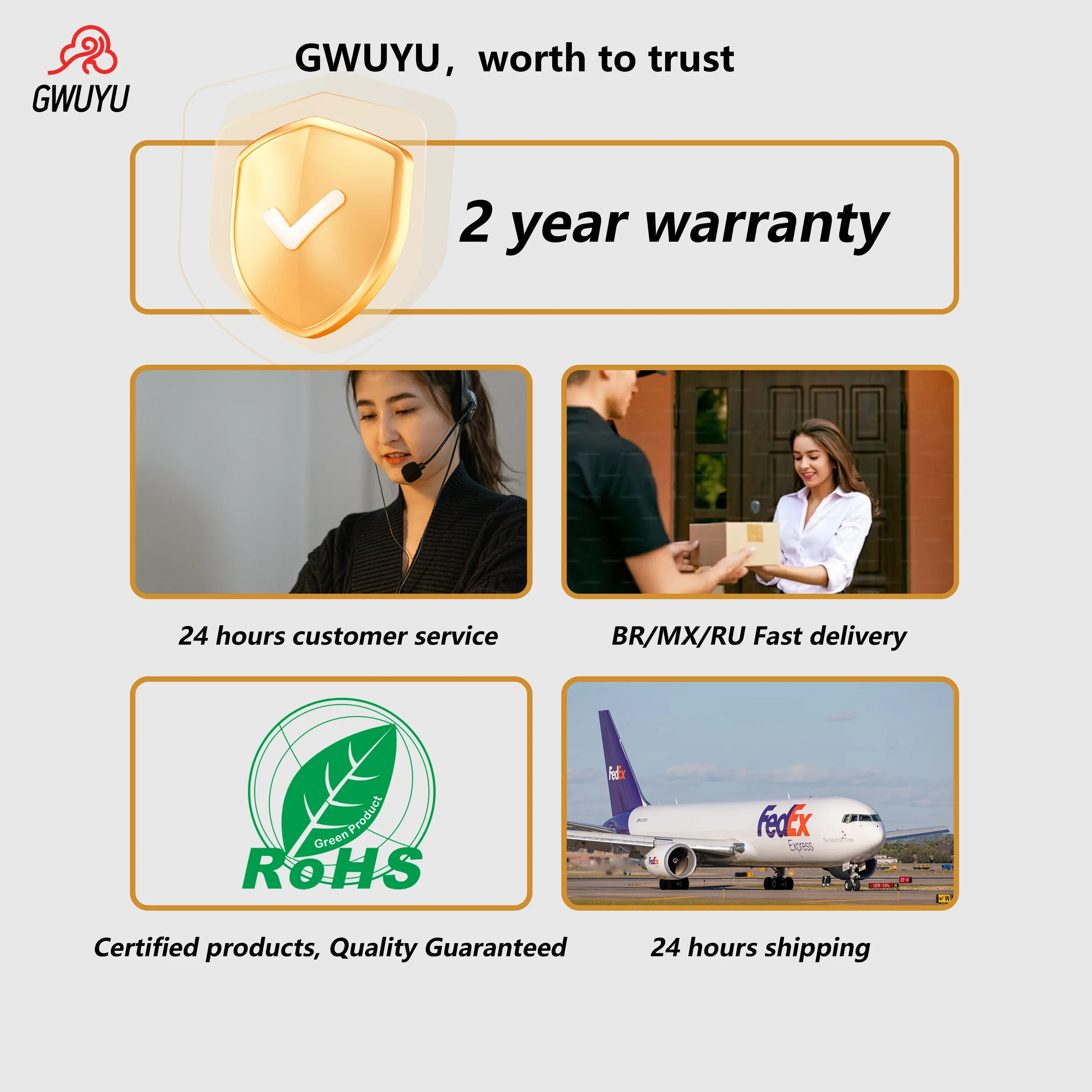 GWUYU Wallbox Type2 32A 7KW EV Charger 16A 11KW 32A 22KW 3 Phase Electric Vehicle Charging Station 5m Cable Support APP Control