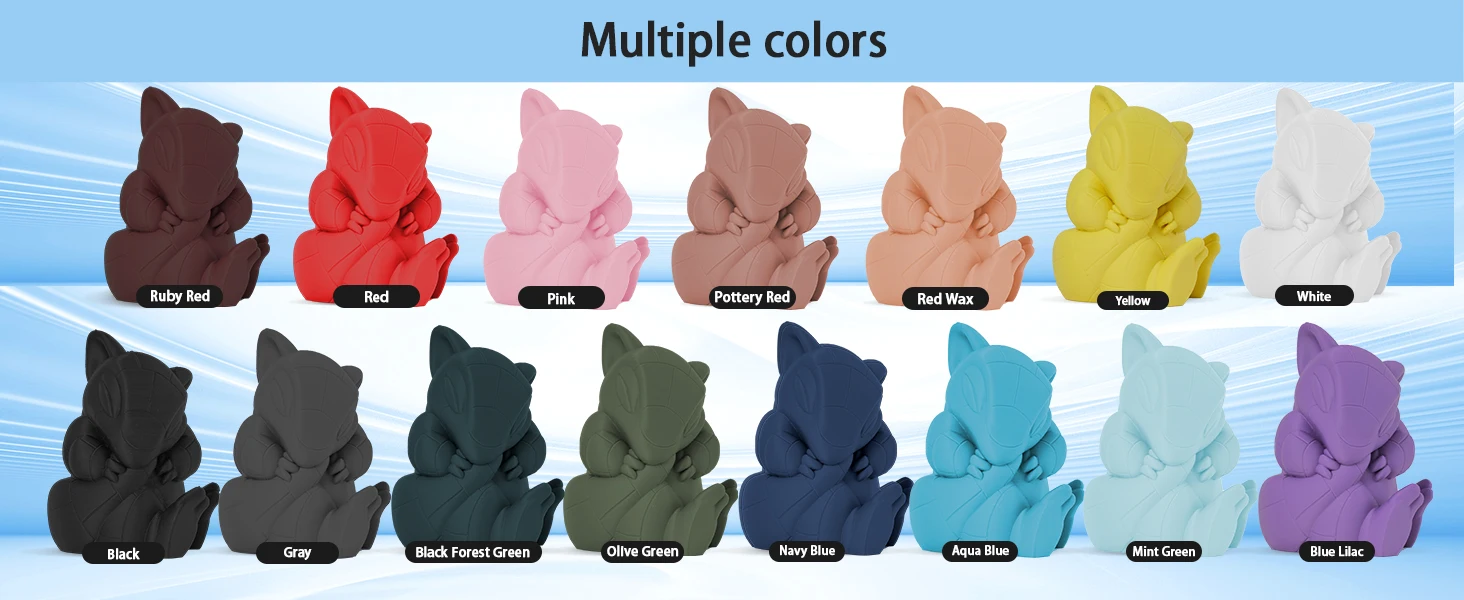 ERYONE 5KG PLA Matte Premium Filament 3D Print, Multicolor Available, PLA Matte Filament, Max Print Speed 100mm/s, 1KG/Spool