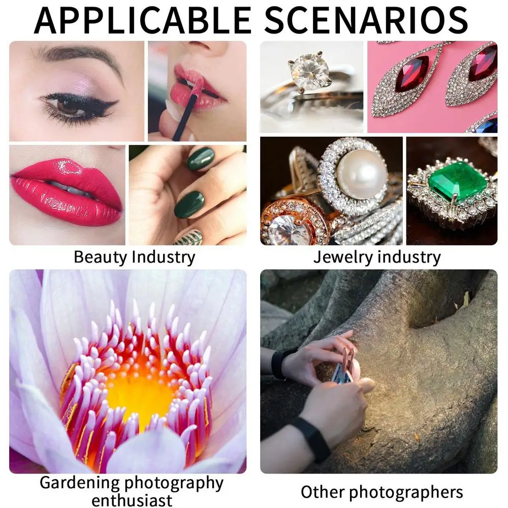 2022 Mobile Phone Fill Light 15X Macro Lens Portable Selfie LED Ring Flash Light Phone Selfie Lamp Ring Clip Light Drop Shipping