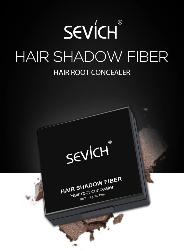 Sevich 12g Hairline Shadow Powder Hair Line Modified Repair 5 Colors Hair Shadow Trimming Powder Edge Control Hair Concealer