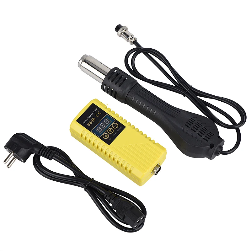 JCD Hot Air Gun 8858 Micro Rework Soldering Station LCD Digital Hair Dryer For Soldering 220V 750W Heat Gun Welding Repair Tools