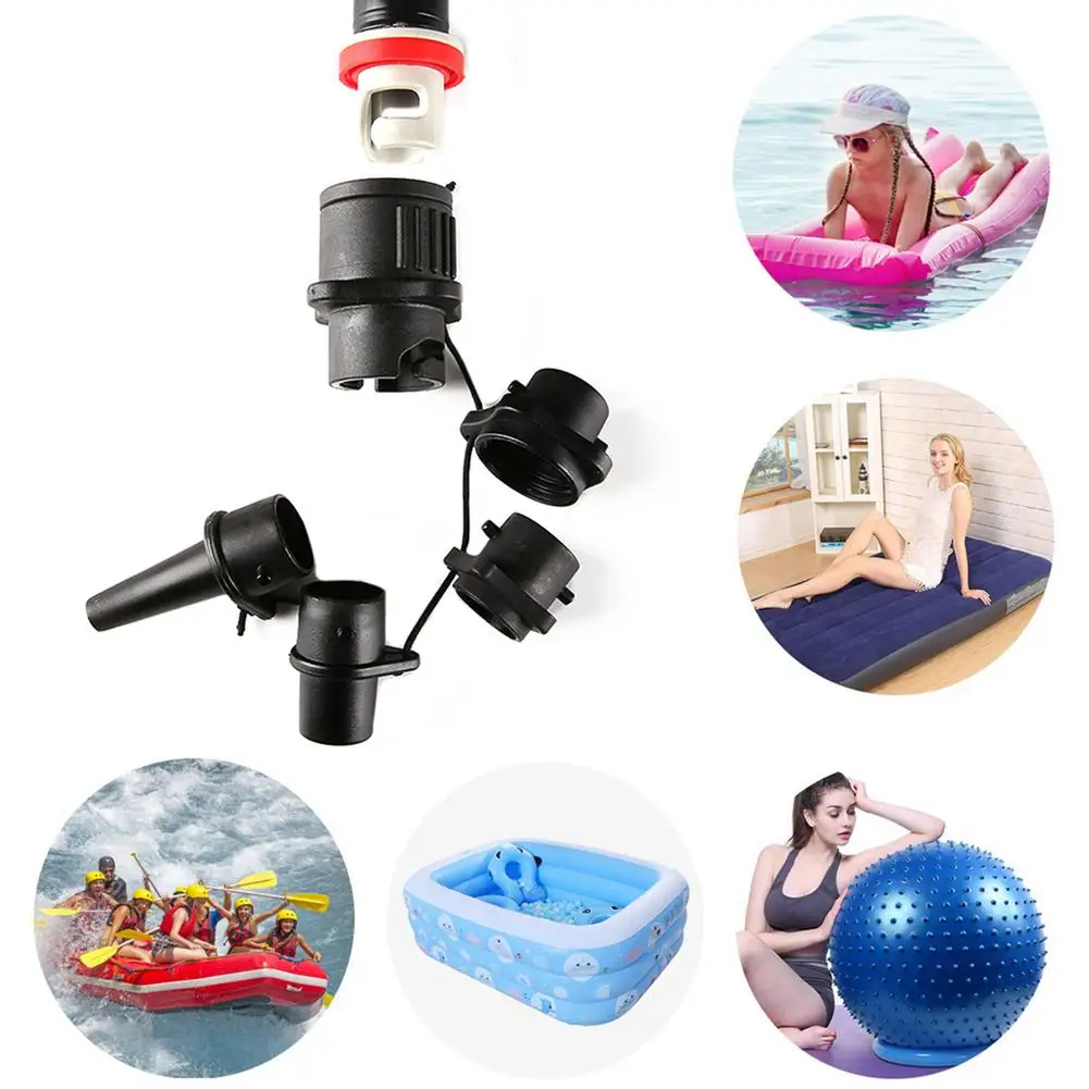 Iatable Boat Pump Adaptor Universal Leak-proof Multifunctional Air Pump Air Valve Adapter Connector Boat Accessories