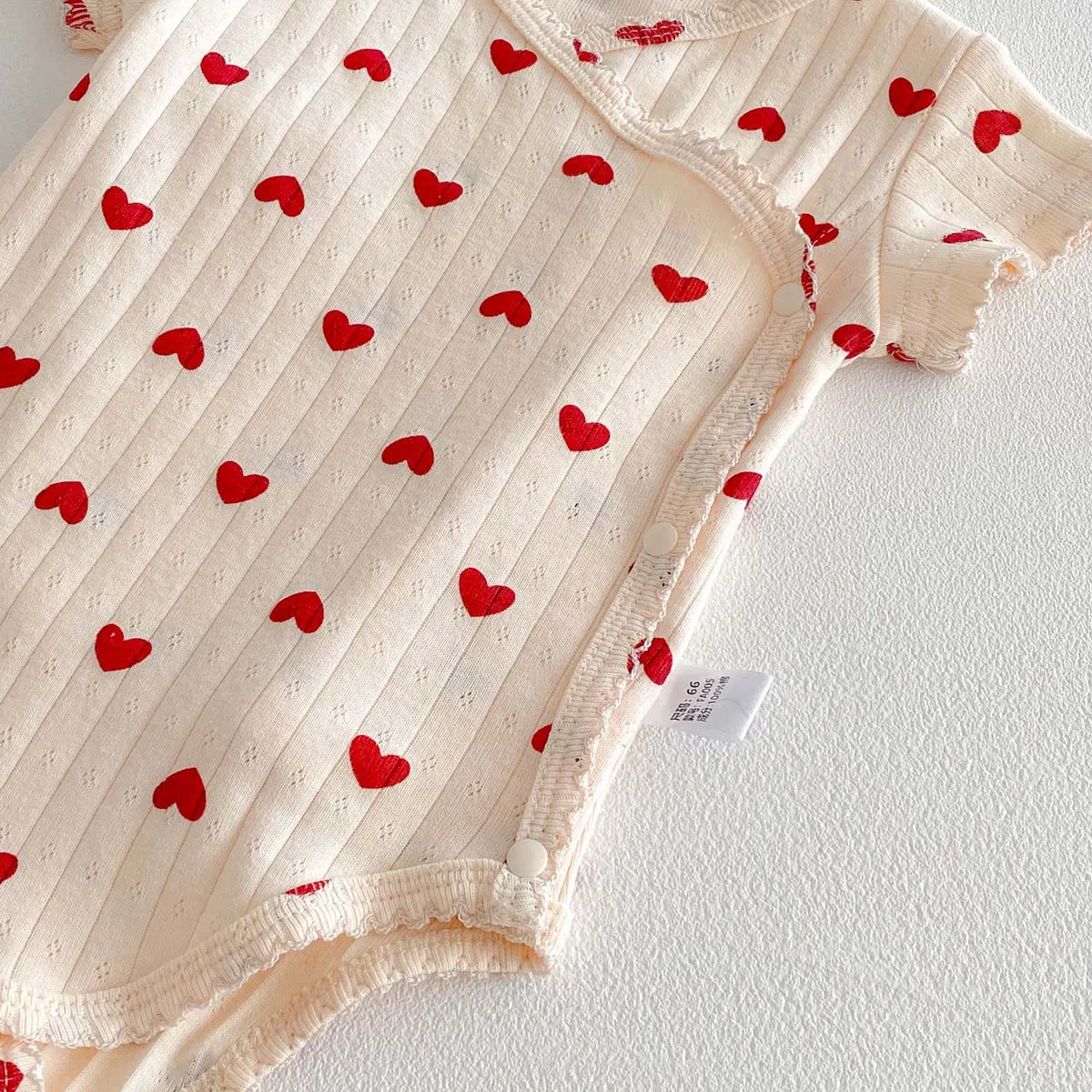 Summer Boys and Girls Baby Short-Sleeved Pants Simple Comfortable Full Printed Newborn Printed Pants