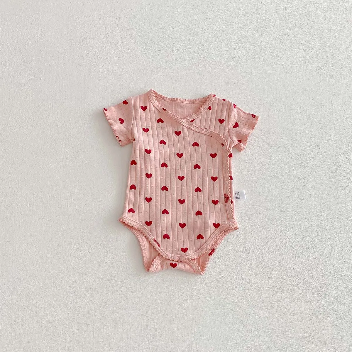 Summer Boys and Girls Baby Short-Sleeved Pants Simple Comfortable Full Printed Newborn Printed Pants