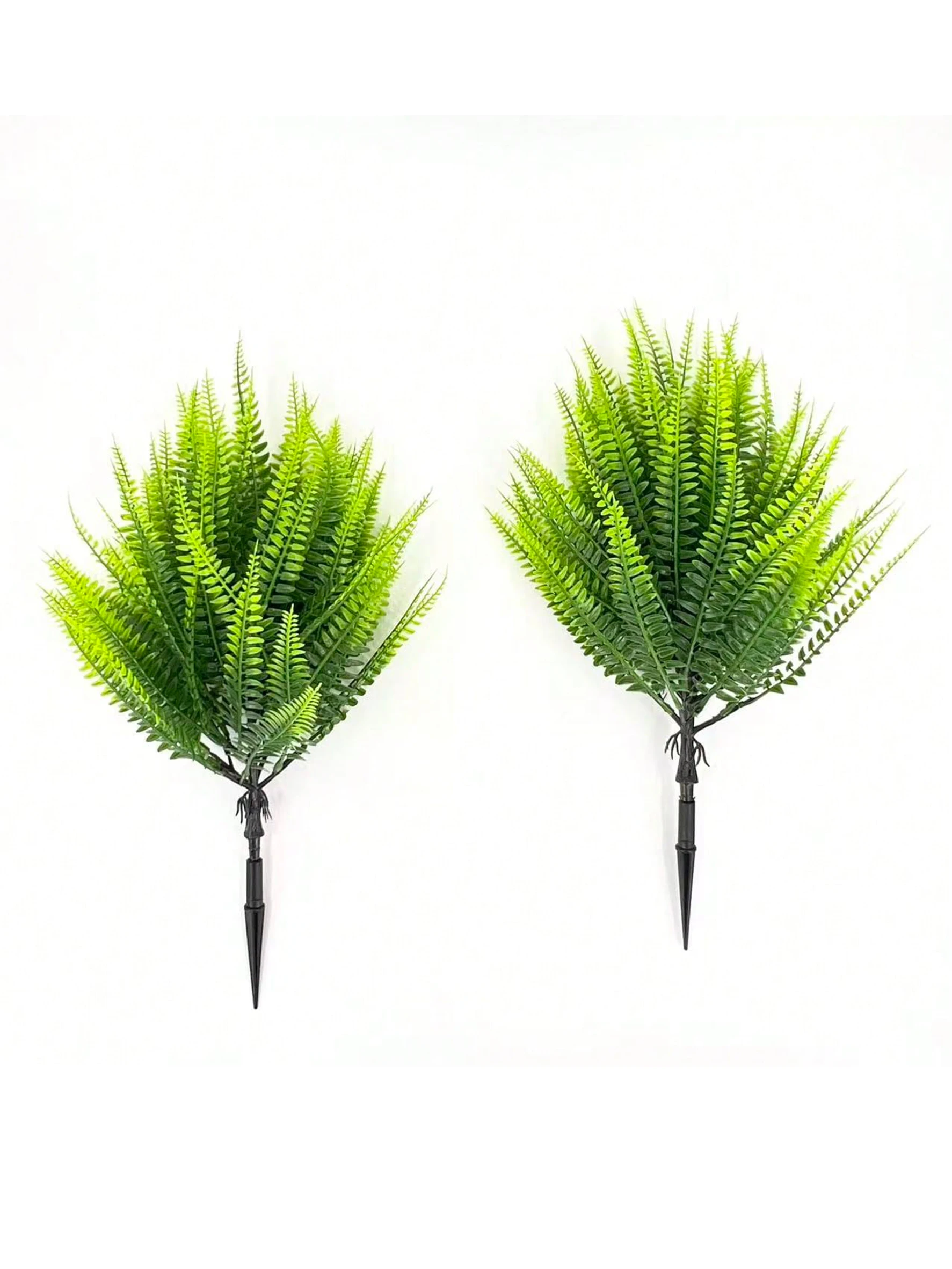 2pcs - 44cm Fern Ground Insert, Realistic Boston Fern, Suitable for Indoor/Outdoor Garden Wedding Spring/Summer Decoration.