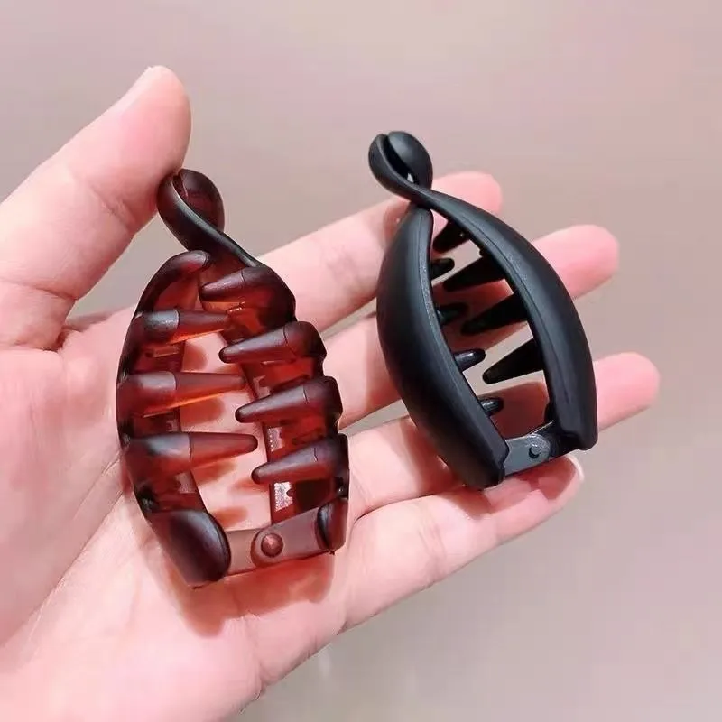 Banana Clips, Small Size, Vertical Clips for Women, Elegant High Ponytail Hairpins, Twist Clips, Simple Hair Accessory