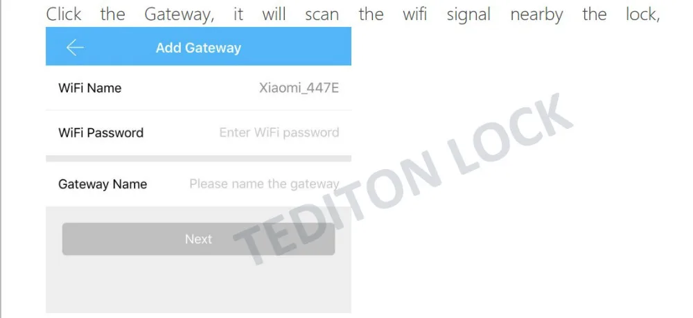 SA G2 TT Lock App Bluetooth Smart Electronic Door Lock wifi Adapter Gateway