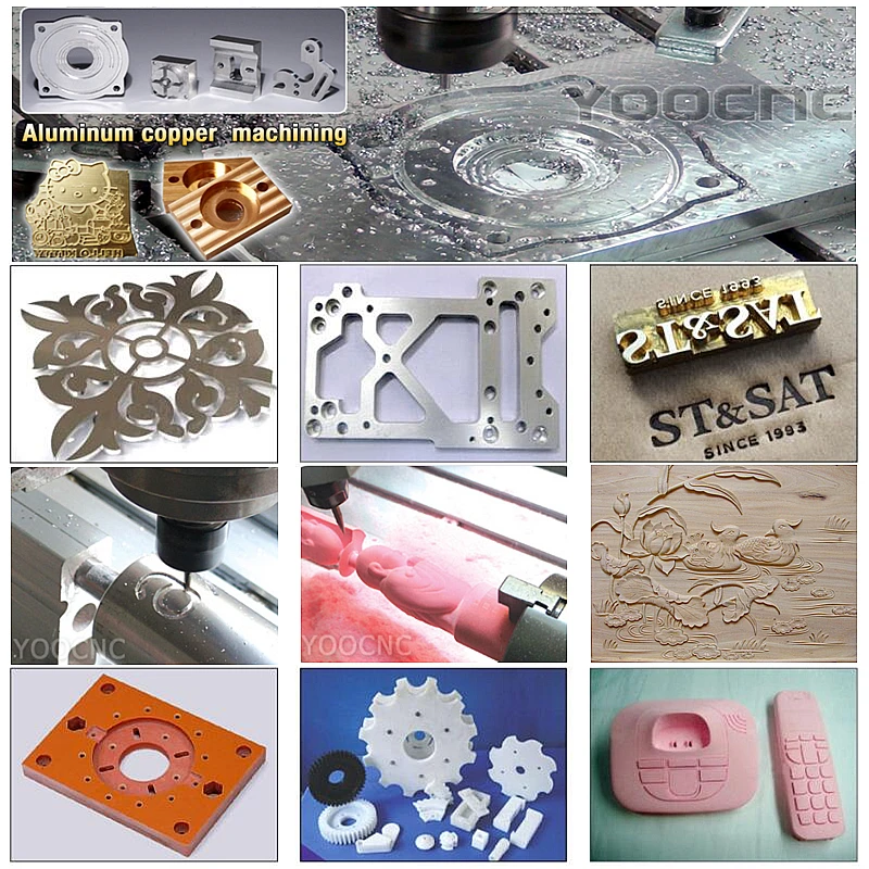 CNC Router 6040 4 Axis 2.2KW Metal 3D Carving Woodworking Machine 3040 USB Port Milling Engraving Machine 6090 with Water Tank