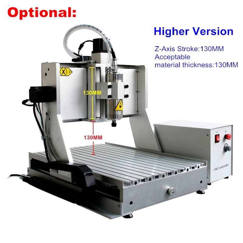 CNC Router 6040 4 Axis 2.2KW Metal 3D Carving Woodworking Machine 3040 USB Port Milling Engraving Machine 6090 with Water Tank