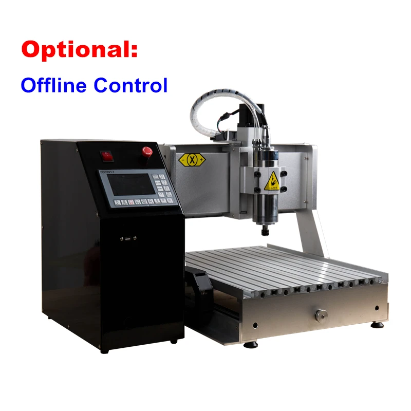 CNC Router 6040 4 Axis 2.2KW Metal 3D Carving Woodworking Machine 3040 USB Port Milling Engraving Machine 6090 with Water Tank