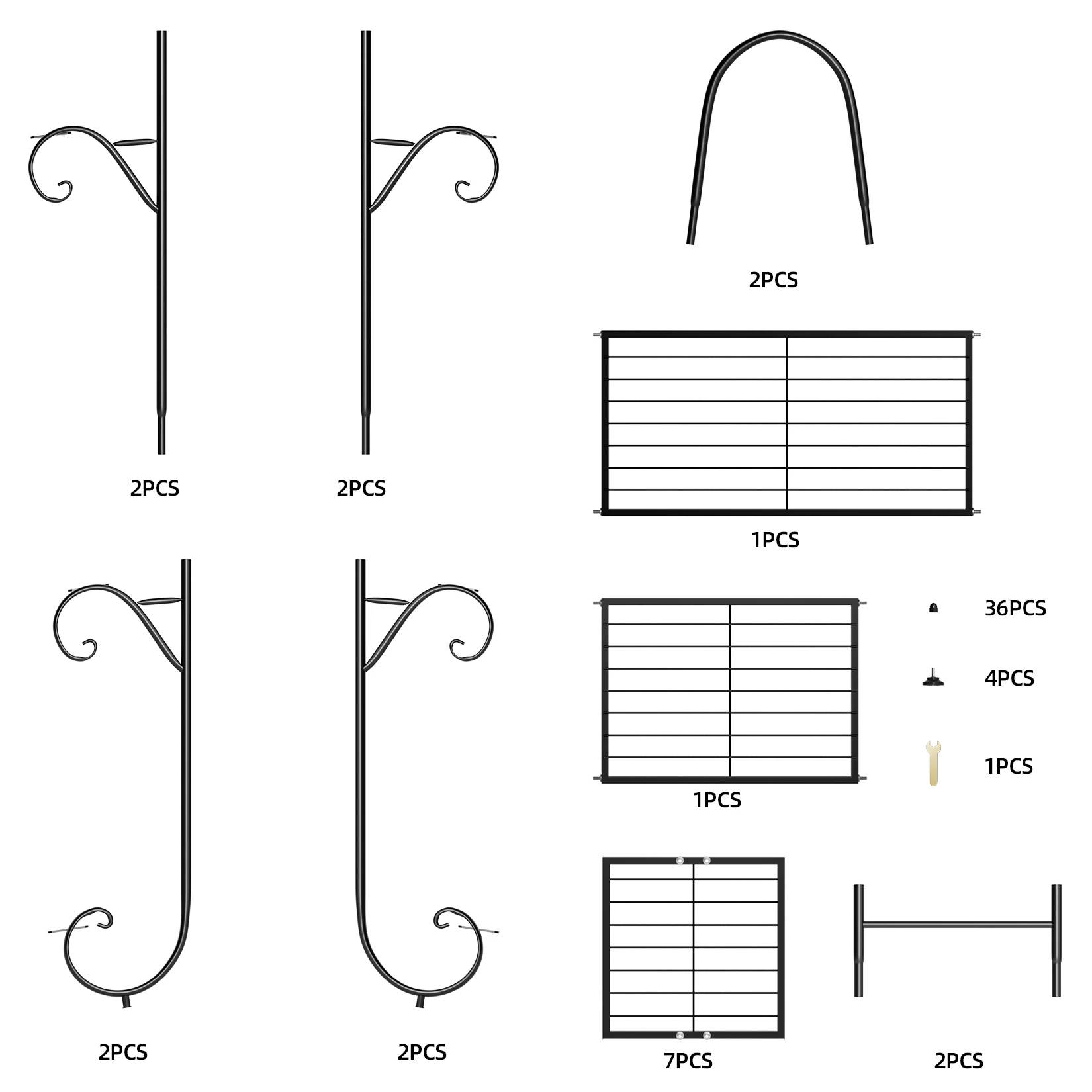 9 Tier Plant Stand Indoor Outdoor, Metal Multilayer Flower Shelf, Patio Garden Potted Plant Holder Display Rack for Plants Pots