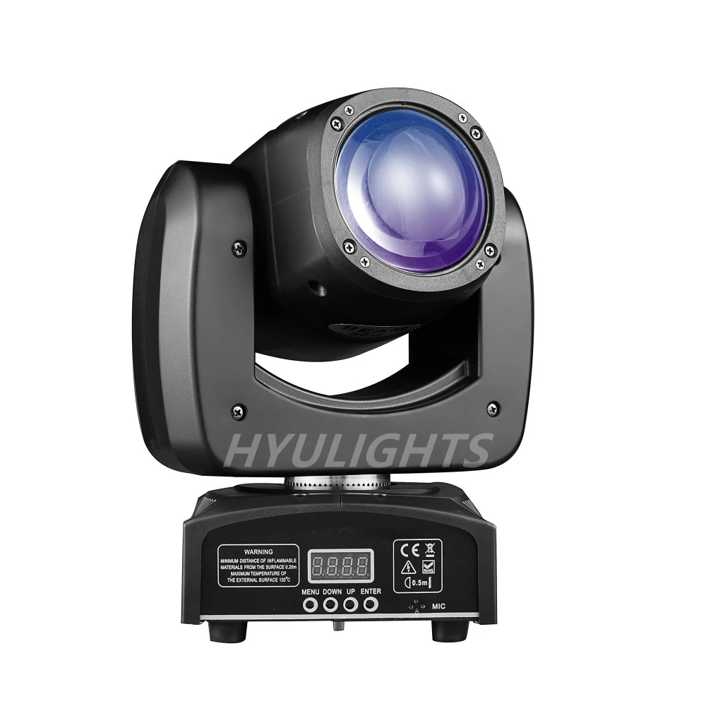 90W LED Beam Moving Head Light RGBW 4in1 Impressive Brightness Best with DMX, Support Sound Activated & Auto Mode for Disco Bars