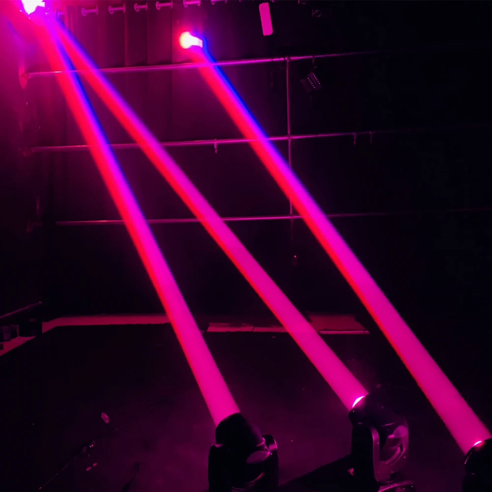 90W LED Beam Moving Head Light RGBW 4in1 Impressive Brightness Best with DMX, Support Sound Activated & Auto Mode for Disco Bars