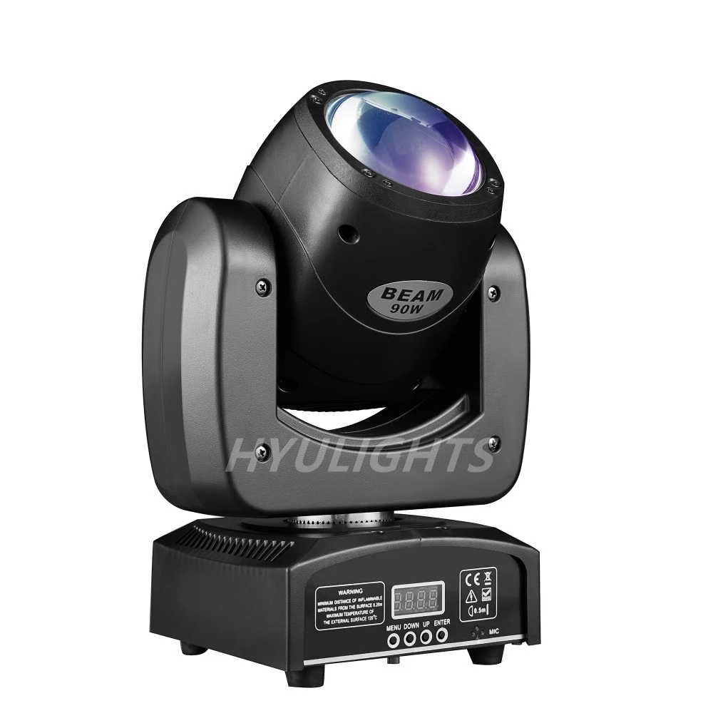 90W LED Beam Moving Head Light RGBW 4in1 Impressive Brightness Best with DMX, Support Sound Activated & Auto Mode for Disco Bars
