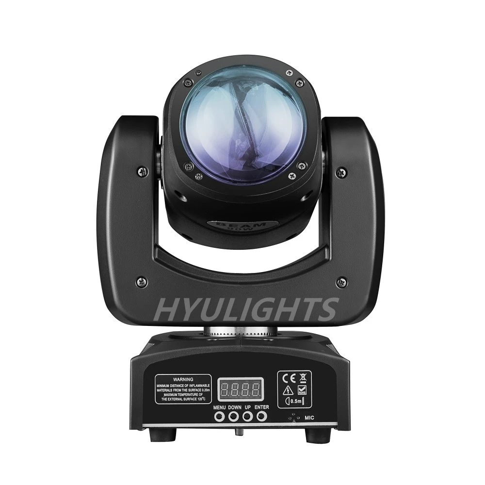 90W LED Beam Moving Head Light RGBW 4in1 Impressive Brightness Best with DMX, Support Sound Activated & Auto Mode for Disco Bars