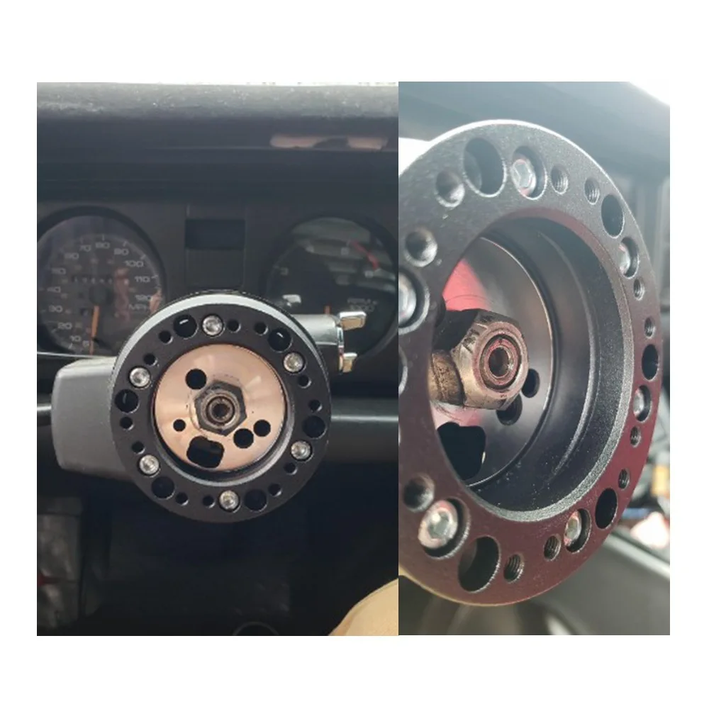 Auto Accessories Steering Wheel Hub PCD Adapter Spacer Kit For Momo Nardi OMP Sparco Universal Aluminum Steering Wheel Spacer