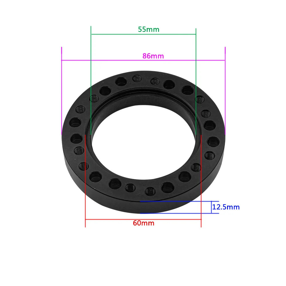 Auto Accessories Steering Wheel Hub PCD Adapter Spacer Kit For Momo Nardi OMP Sparco Universal Aluminum Steering Wheel Spacer