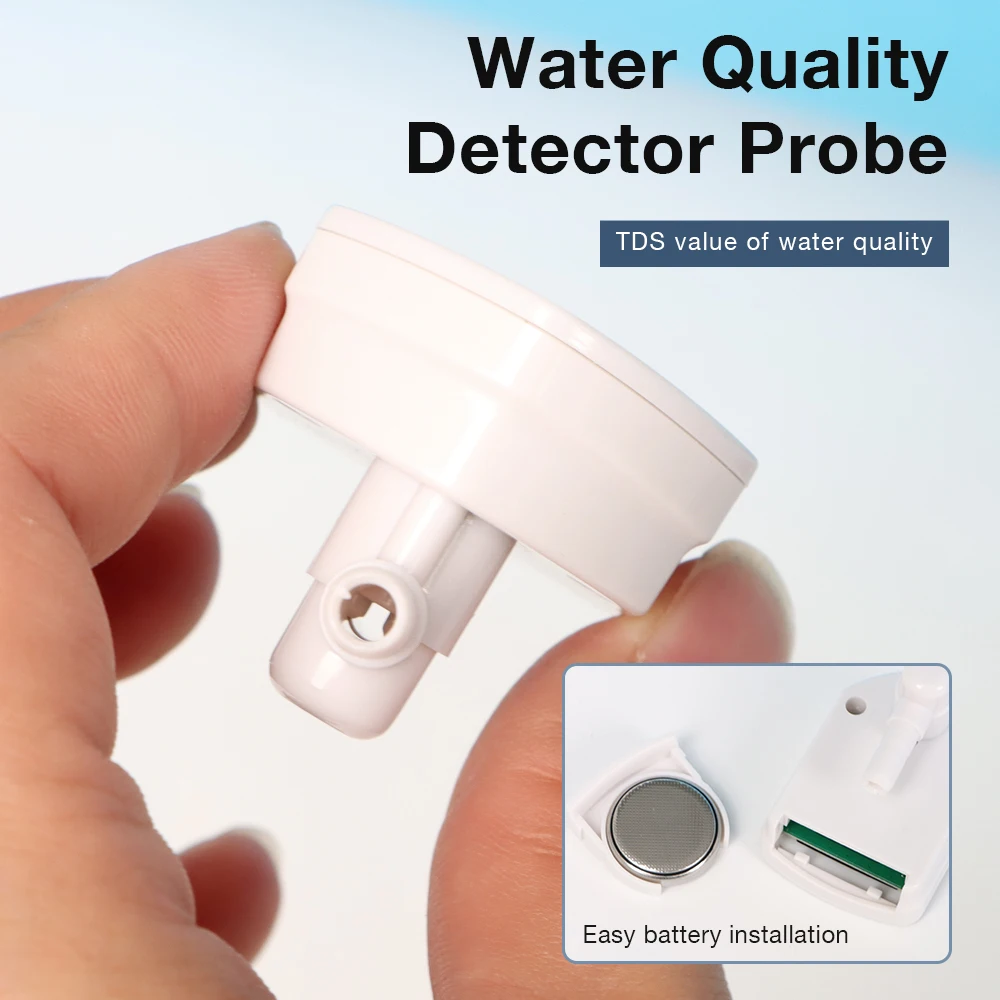 Inlines TDS Monitor 0-999 PPM TDS Meter Tap Water Filter Water Quality Tester for Drinking Water Fish Tank Real-time monitoring