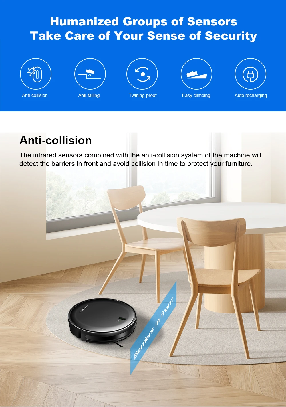 LIECTROUX L200 Robot Vacuum Cleaner & Wet Mop Combo,Smart Mapping,WiFi App,4KPa,Brushless Motor,Ideal for Pet Hair,Carpet,Floor