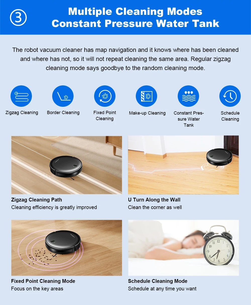 LIECTROUX L200 Robot Vacuum Cleaner & Wet Mop Combo,Smart Mapping,WiFi App,4KPa,Brushless Motor,Ideal for Pet Hair,Carpet,Floor