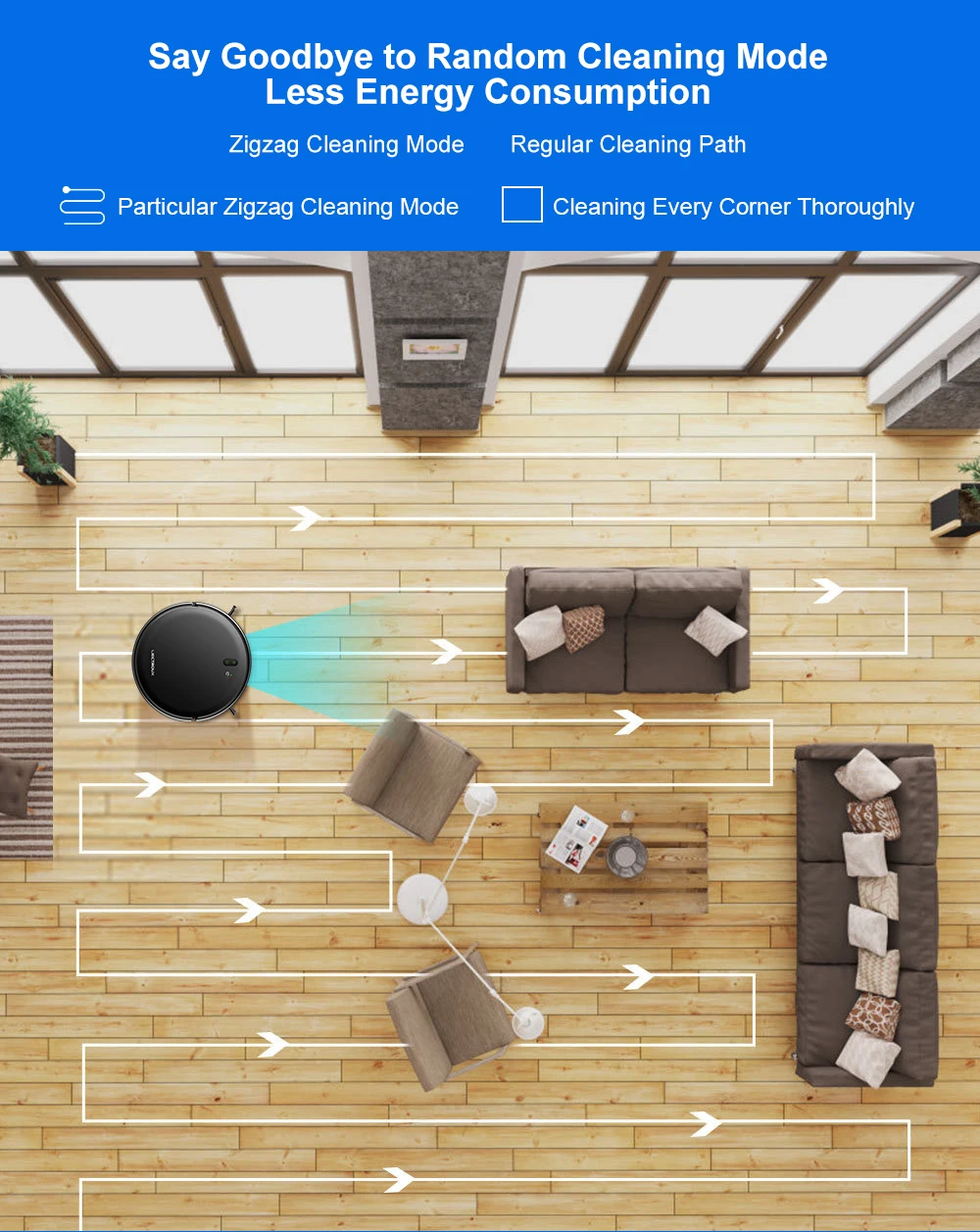 LIECTROUX L200 Robot Vacuum Cleaner & Wet Mop Combo,Smart Mapping,WiFi App,4KPa,Brushless Motor,Ideal for Pet Hair,Carpet,Floor