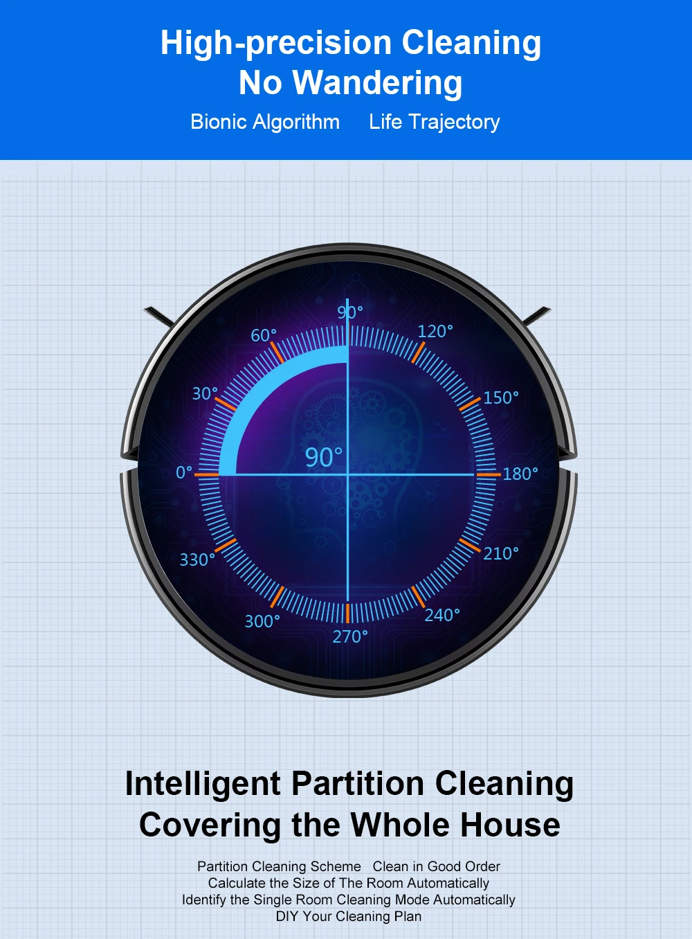 LIECTROUX L200 Robot Vacuum Cleaner & Wet Mop Combo,Smart Mapping,WiFi App,4KPa,Brushless Motor,Ideal for Pet Hair,Carpet,Floor