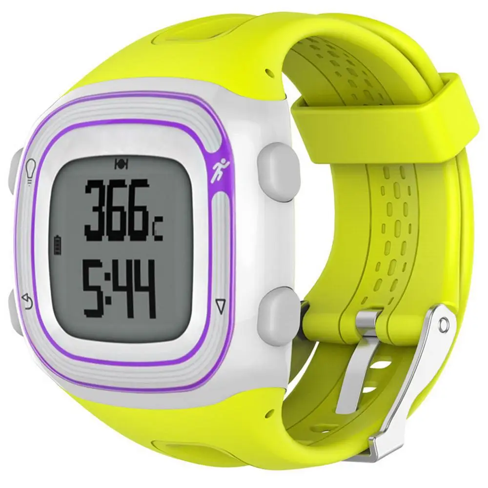 20cm 21cm Silicone Sports Bracelet Strap for Garmin Forerunner 10 15 GPS Smartwatch Replacement Band fit for Women & Man Straps
