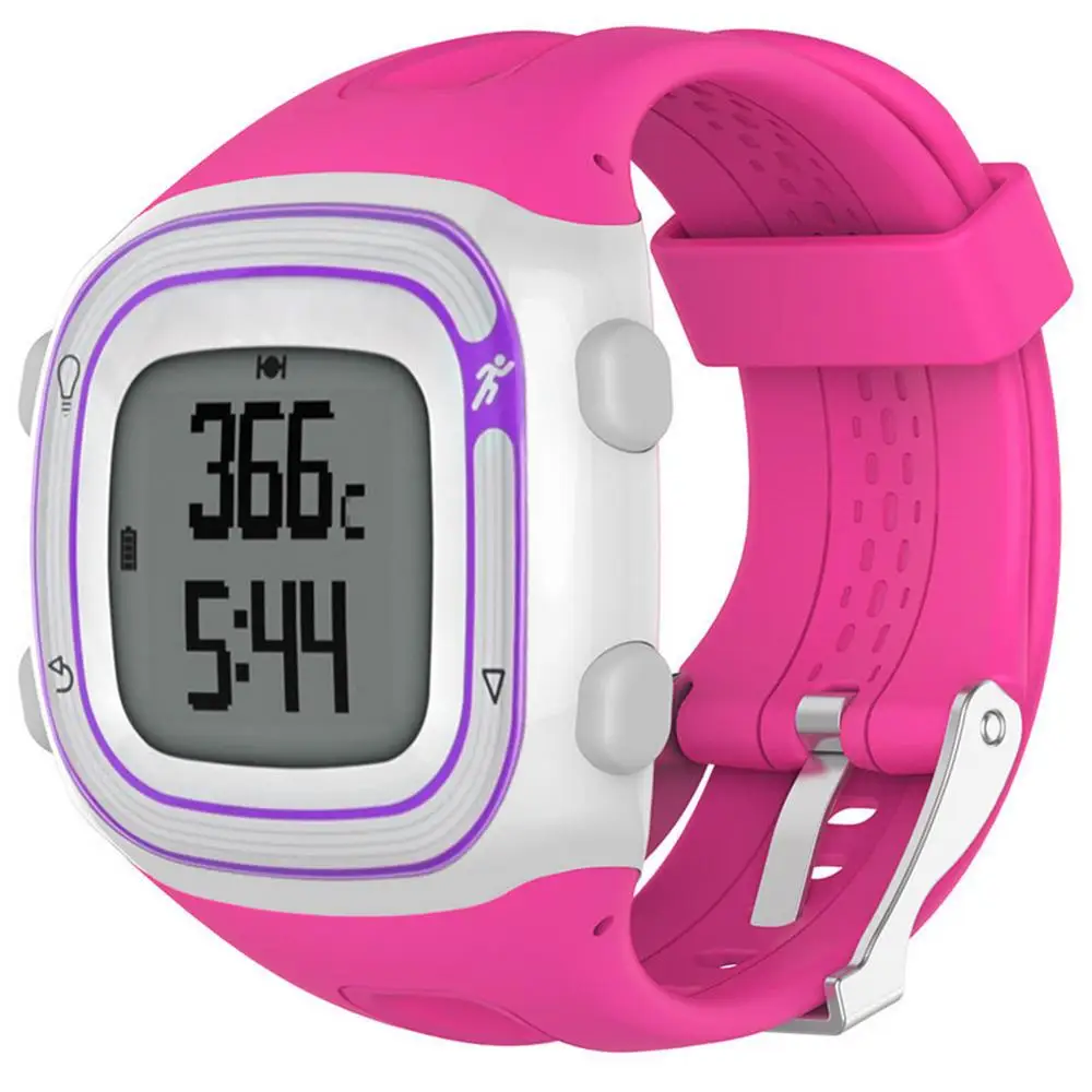 20cm 21cm Silicone Sports Bracelet Strap for Garmin Forerunner 10 15 GPS Smartwatch Replacement Band fit for Women & Man Straps
