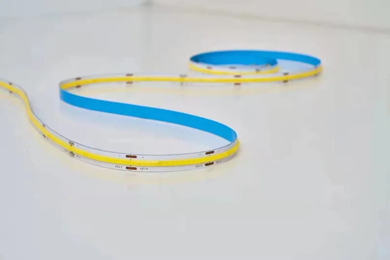 DC 12V 24V COB LED Strip Light 8mm High Brightness 320 LEDs/M High Density Flexible Strip Light Color Blue Red Green White Ra≥90