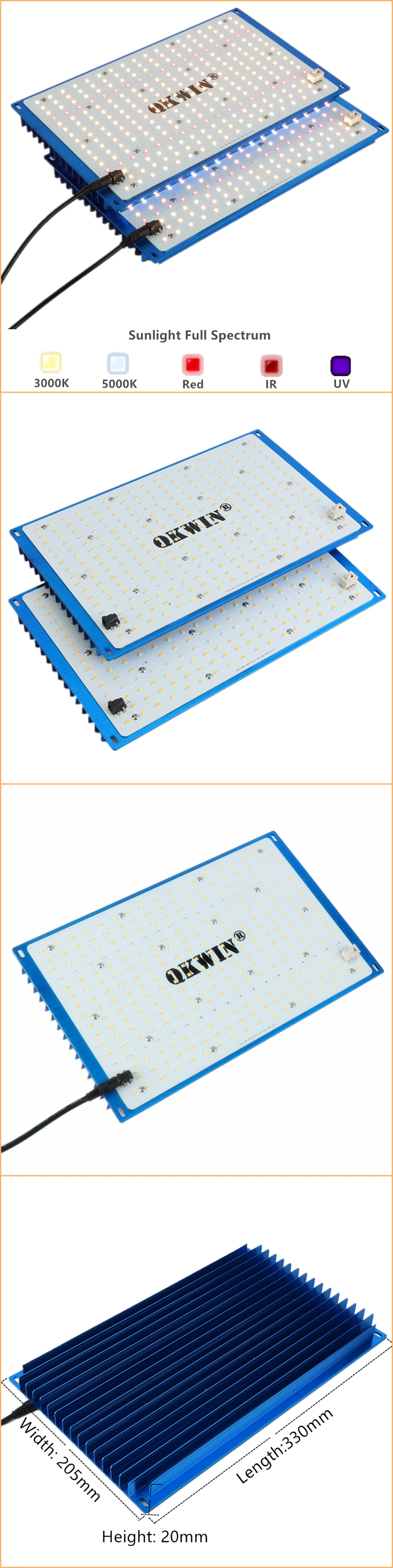 On sale Germany warehouse delivery 240W Quantum Board LM301B Full Spectrum Grow Light LED Meanwell Driver