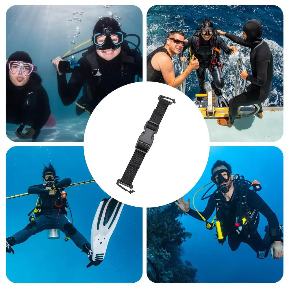 Scuba Diving Harness Adjustable BCD Quick Release Chest Sternum Strap Quick Release Chest Strap Replacement Chest Belt Dive