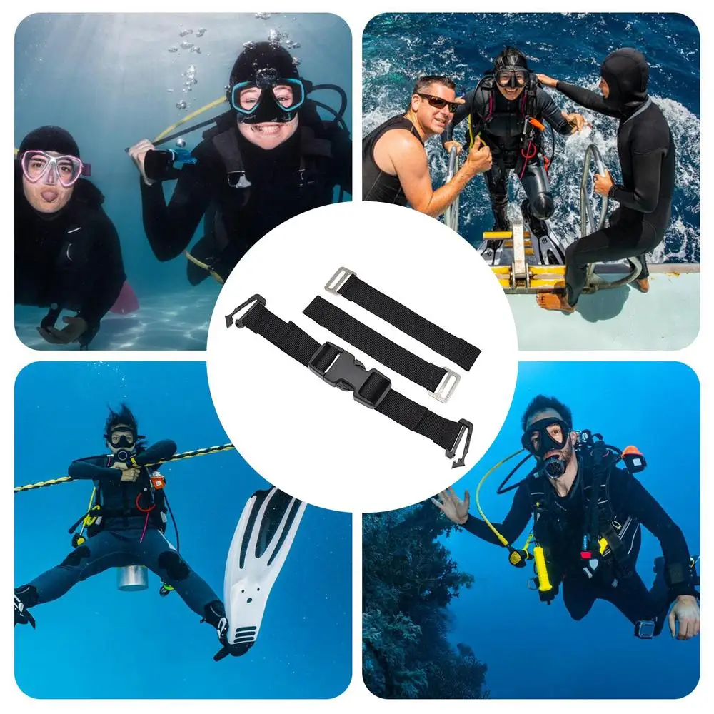 Scuba Diving Harness Adjustable BCD Quick Release Chest Sternum Strap Quick Release Chest Strap Replacement Chest Belt Dive