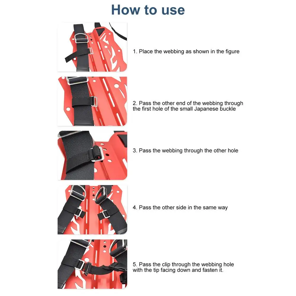 Scuba Diving Harness Adjustable BCD Quick Release Chest Sternum Strap Quick Release Chest Strap Replacement Chest Belt Dive