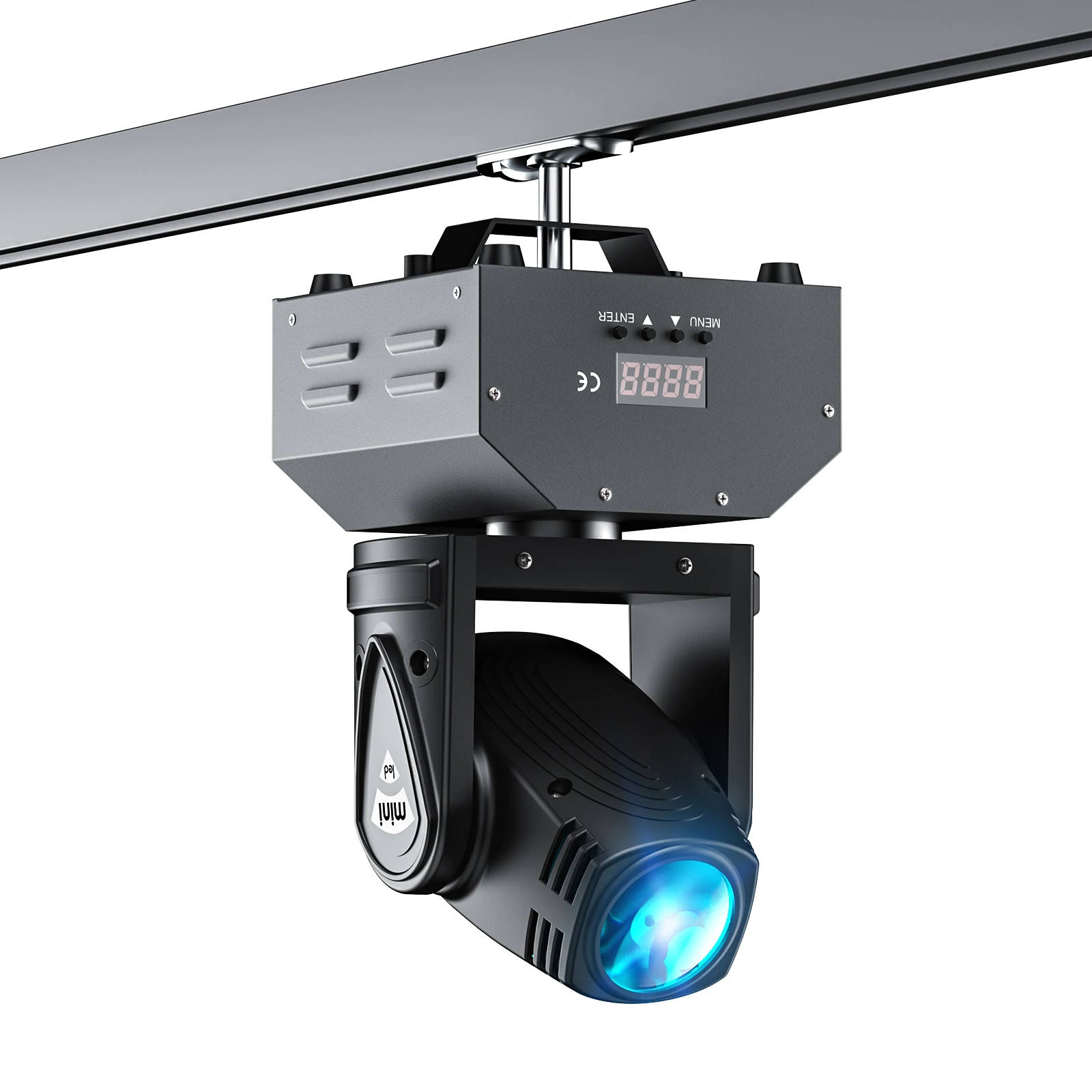 Mini LED RGBW Moving Head Light 11/13CH DMX512 Voice-activated 4 in 1 10W Stage Light for DJ Bar Disco Stage Effect Light