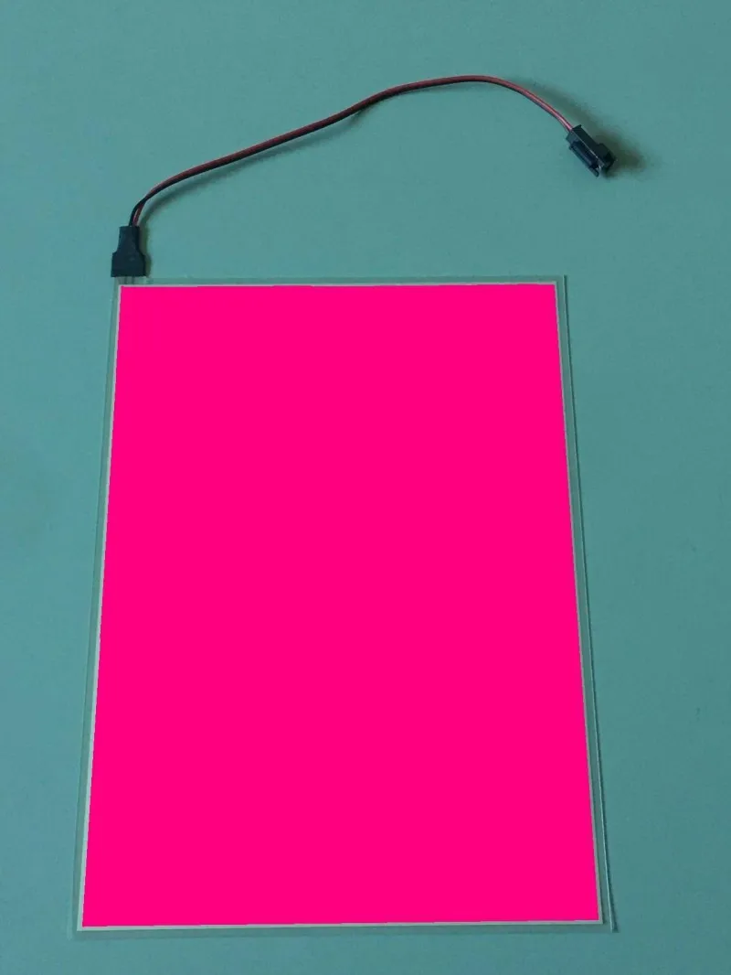 EL Panel Backlight A6 Size 105mm X148 Led Glowing Panel LED Electroluminescent Backlight With DC12V Inverter USB Battery Driver