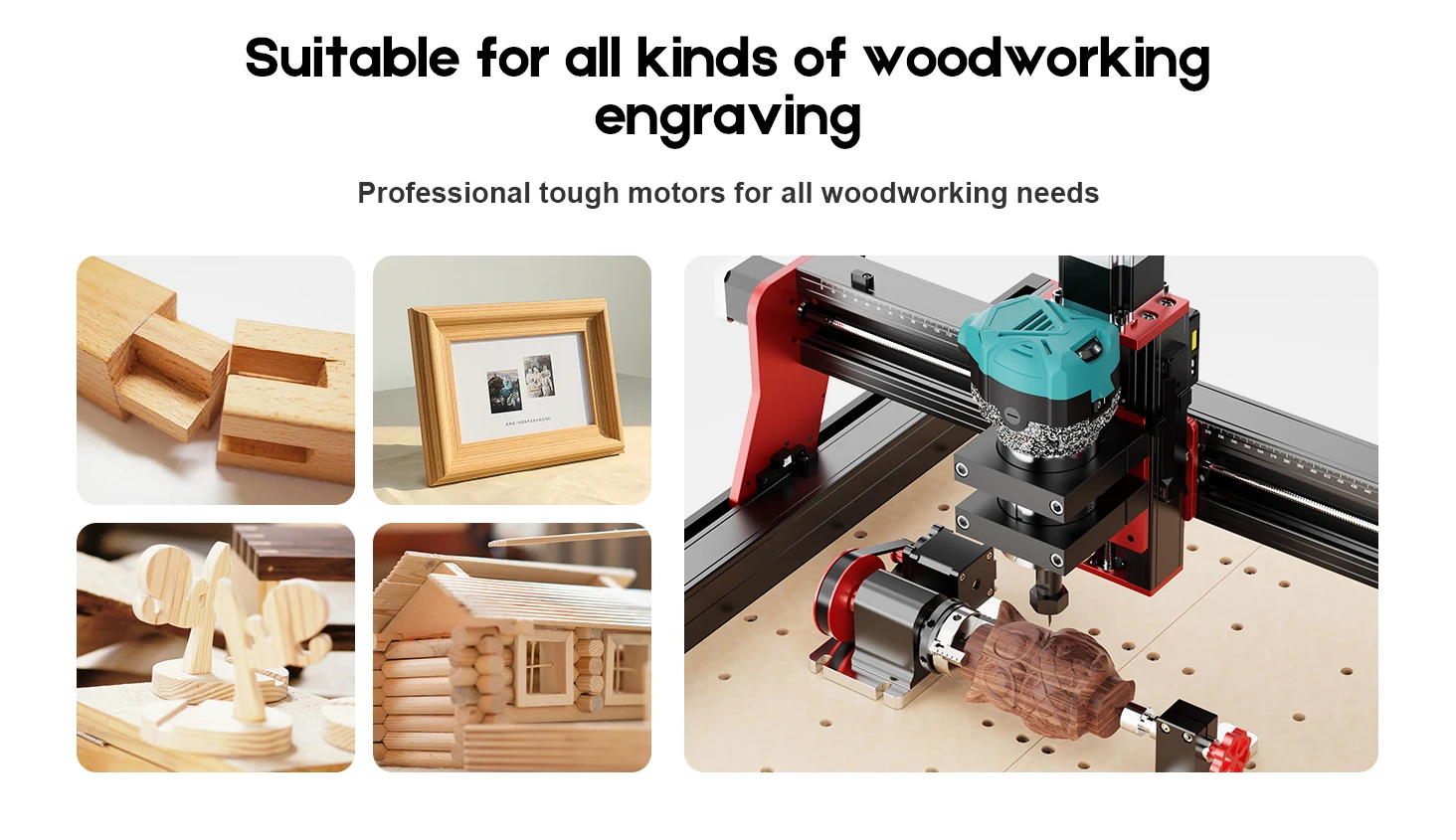 800W Wood Trimmer Router Spindle Electric Trimming Machine Woodworking Trimmer for CNC Engraver TTC450 Pro Engraver Parts