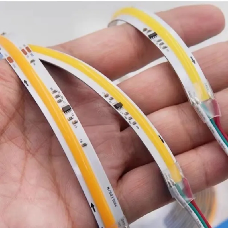 5m 24v WS2811 COB LED Strip Flowing Running Water 360LEDs/m Chasing Flexible Tape Cold Natural Warm White Room Home Linear Strip