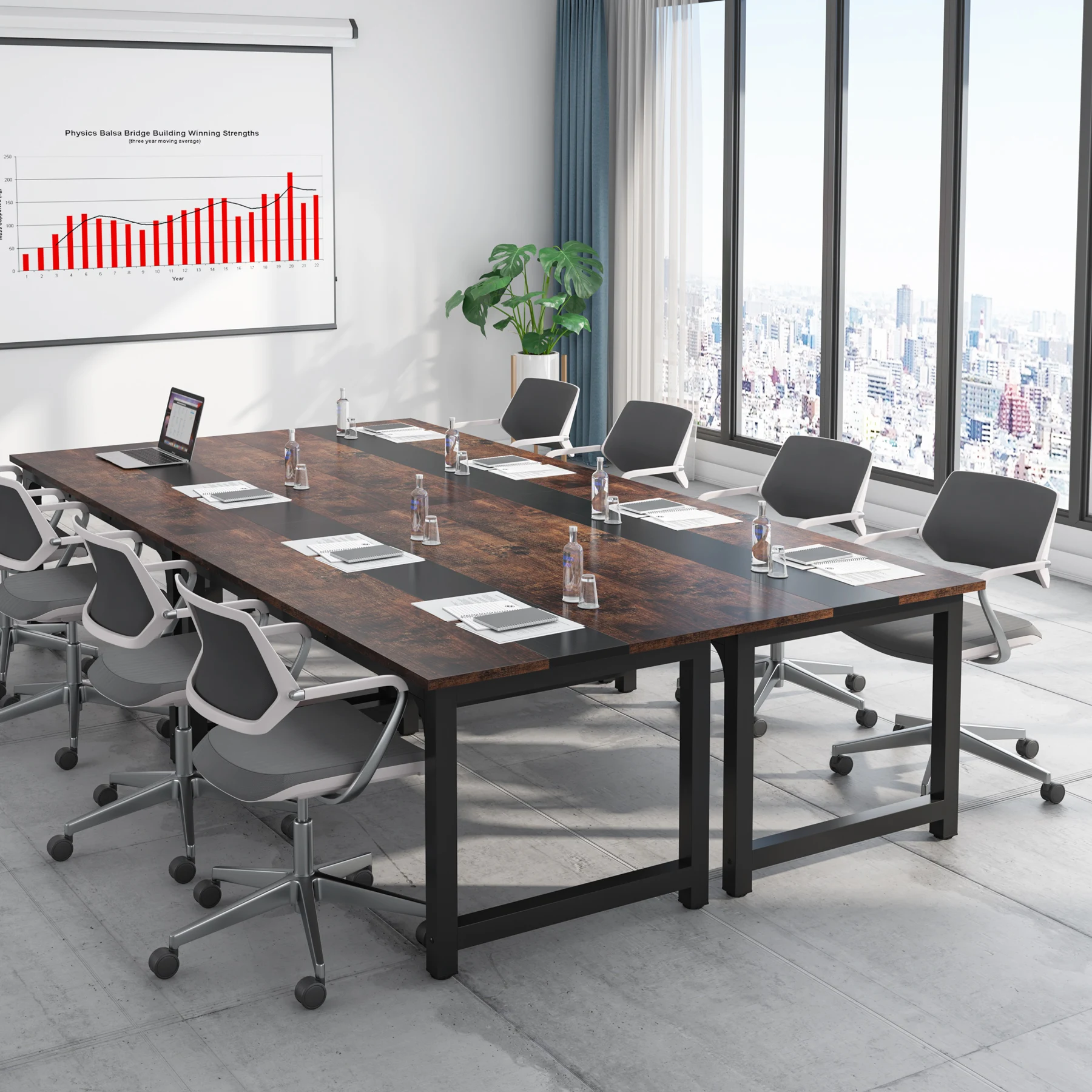 Tribesigns Large Office Desk Computer Table Study Writing Desk Workstation for Home Office Modern Computer Desk