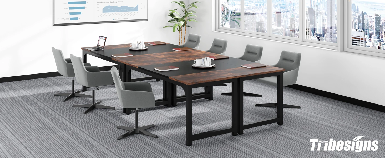 Tribesigns Large Office Desk Computer Table Study Writing Desk Workstation for Home Office Modern Computer Desk