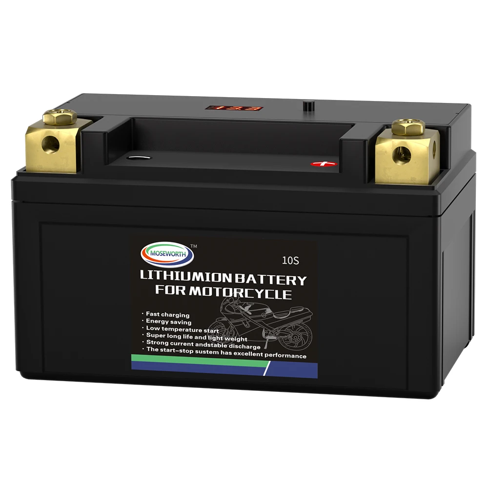 12V Lithium Motorcycle Battery LiFePO4 Built in BMS Maintenance Free for ATV UTV Jet Ski Snowmobile Honda Suzuki Kawasaki Yamaha
