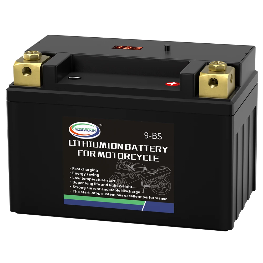 12V Lithium Motorcycle Battery LiFePO4 Built in BMS Maintenance Free for ATV UTV Jet Ski Snowmobile Honda Suzuki Kawasaki Yamaha