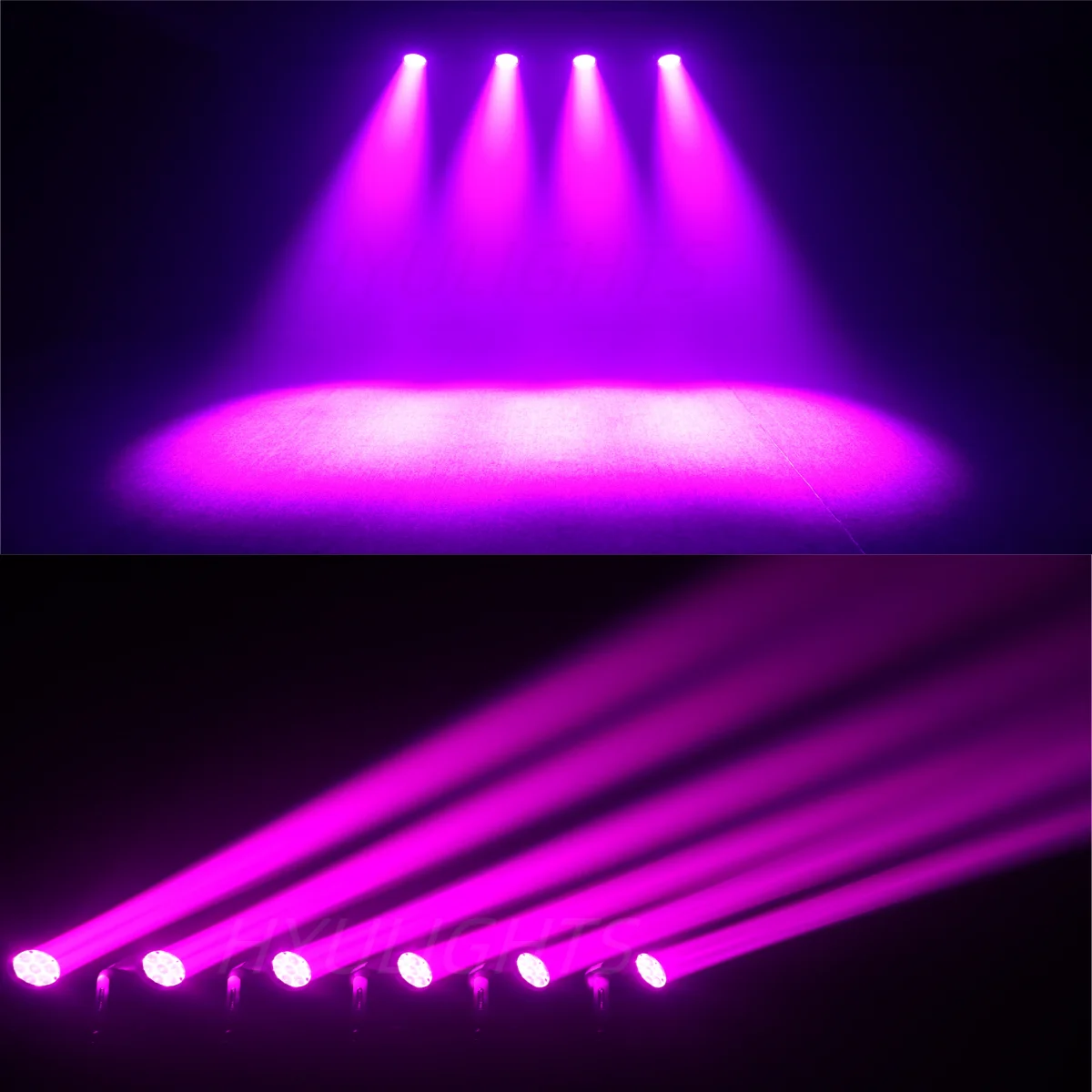 7X40W Rgbw 4in1 Led Spotlight Wash/Beam /Zoom, Professionele Dj/Bar Verlichting Grote Bee Eye Moving Head Disco Strobe Podiumver