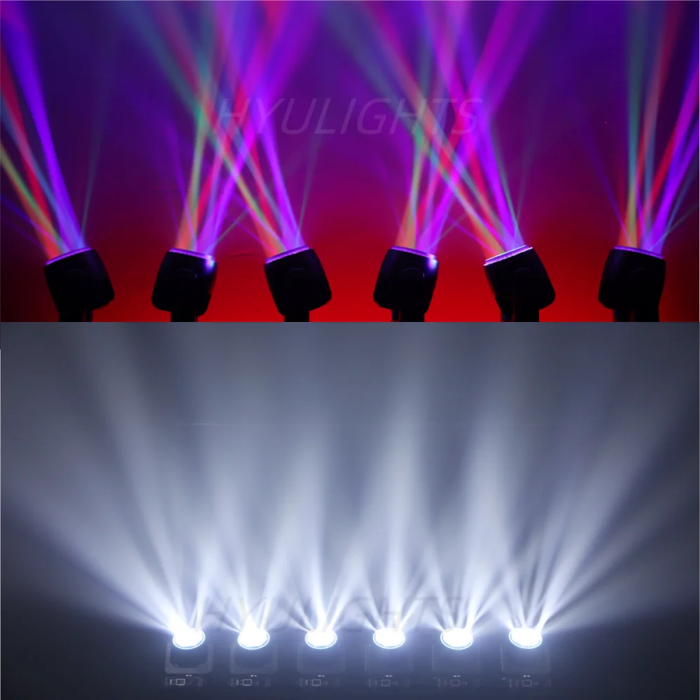 7X40W Rgbw 4in1 Led Spotlight Wash/Beam /Zoom, Professionele Dj/Bar Verlichting Grote Bee Eye Moving Head Disco Strobe Podiumver
