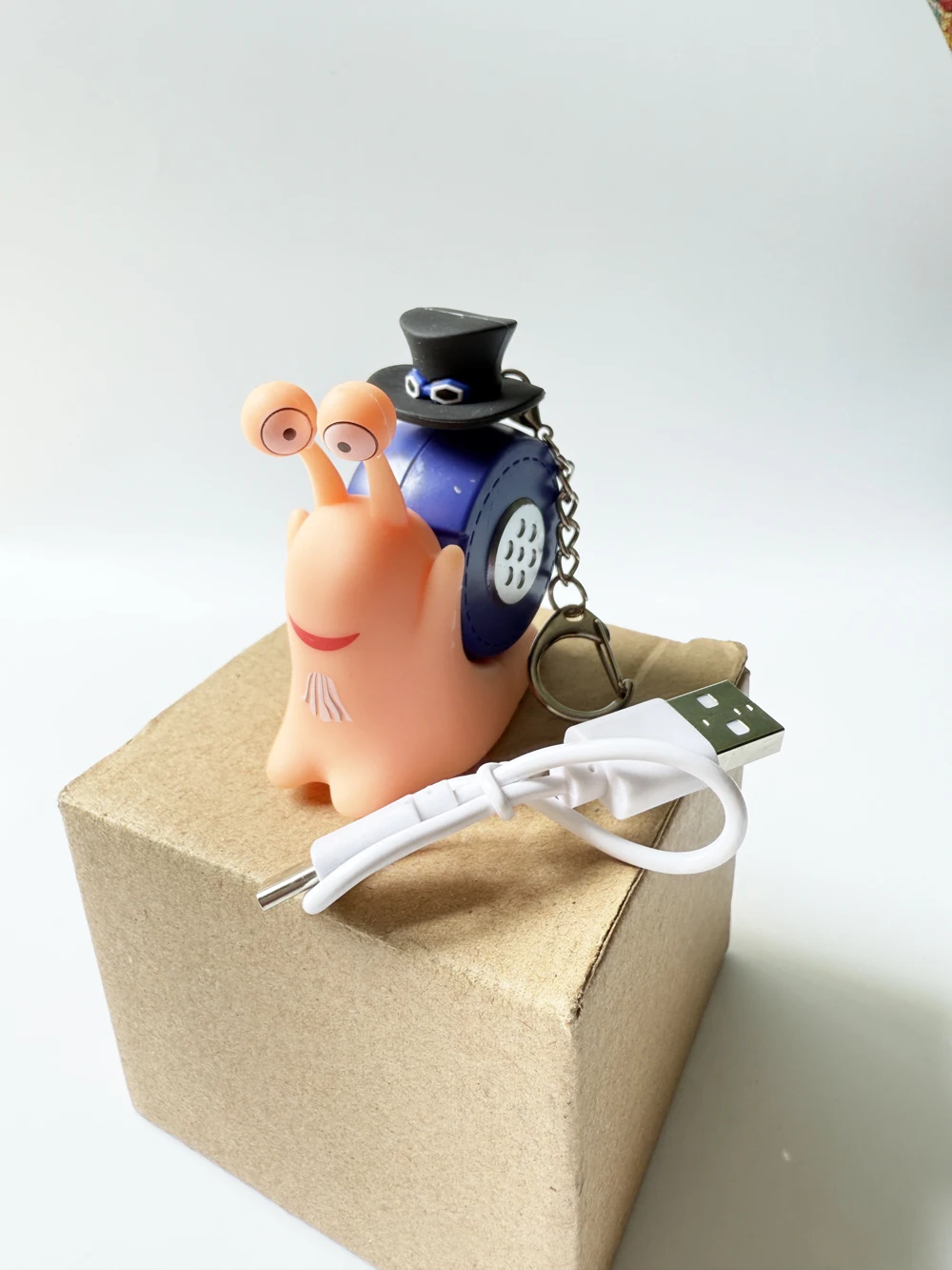 One Piece Den Den Mushi Model Toys Cartoon Luffy Sabo Ace Chopper Snail Shaped Phone Can Sound Recording Toys for Children Gifts