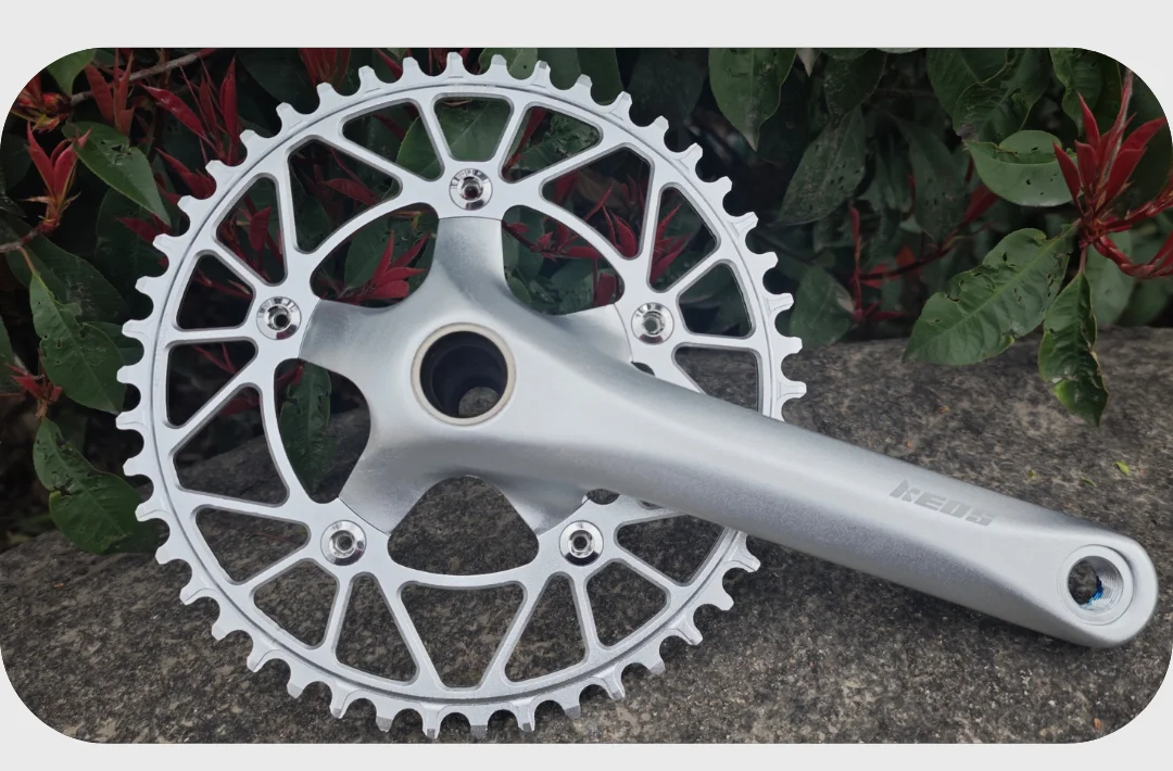 KEOS 110BCD Chainring 36T-56T Silver Bicycle Chainwheel Aluminum Alloy ForShimano FC4500 APEX 5Bolt Road Bike Narrow Wide Crank