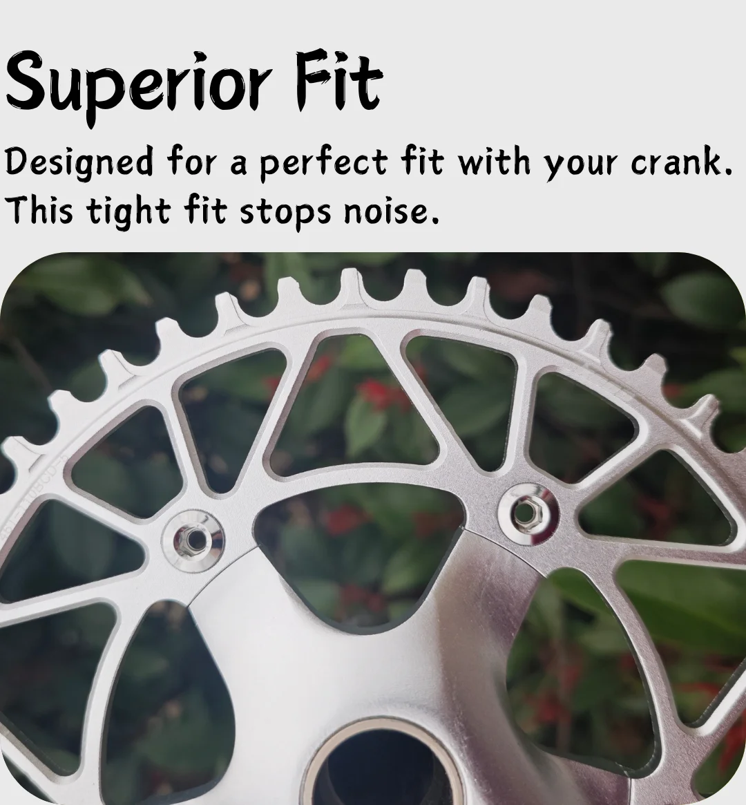 KEOS 110BCD Chainring 36T-56T Silver Bicycle Chainwheel Aluminum Alloy ForShimano FC4500 APEX 5Bolt Road Bike Narrow Wide Crank