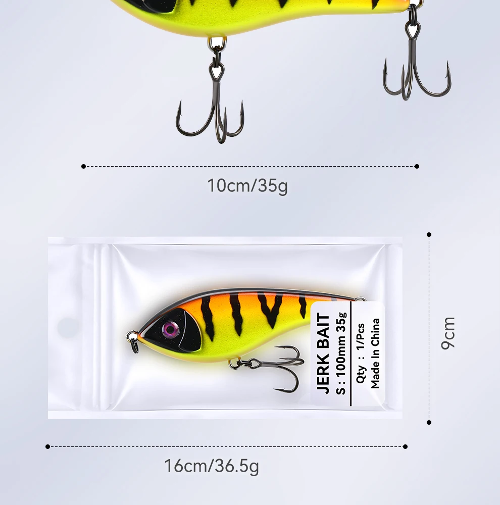 WEIHE 1pcs   Model B 10cm/35g Lure Sinking Hard Bait Fishing Lure