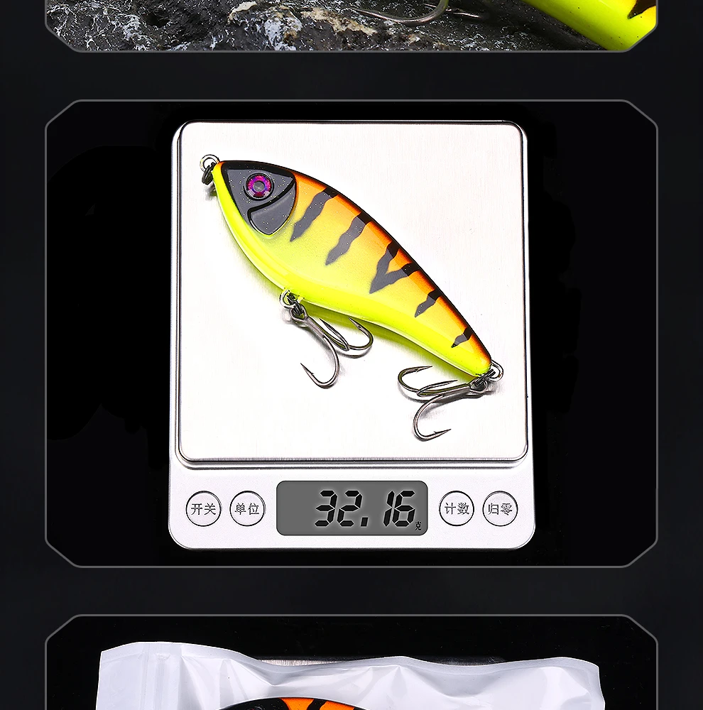 WEIHE 1pcs   Model B 10cm/35g Lure Sinking Hard Bait Fishing Lure