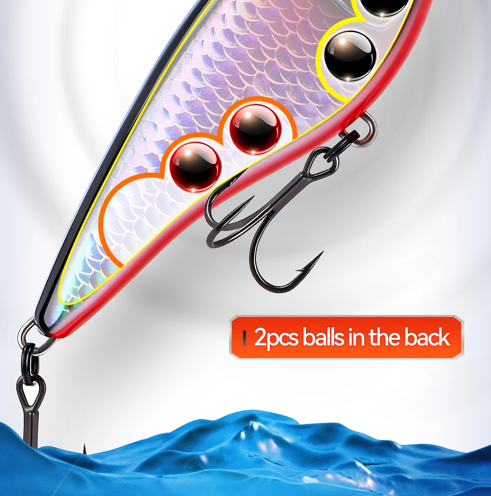 WEIHE 1pcs   Model B 10cm/35g Lure Sinking Hard Bait Fishing Lure